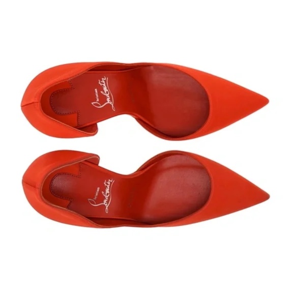 Christian Louboutin Pumps Iriza 100 Satin Size 40 New In Box - Picture 9 of 9